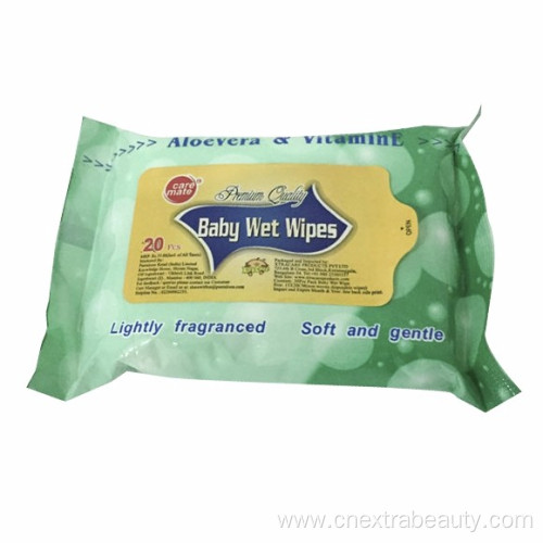 Fragrance Baby Cleaning Biodegradable Wet Wipes